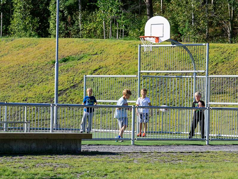 Koripalloa Päivärannassa
